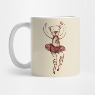 Ballerina Teddy Mug